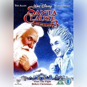 Santa Clause 3 Disney Christmas DVD
